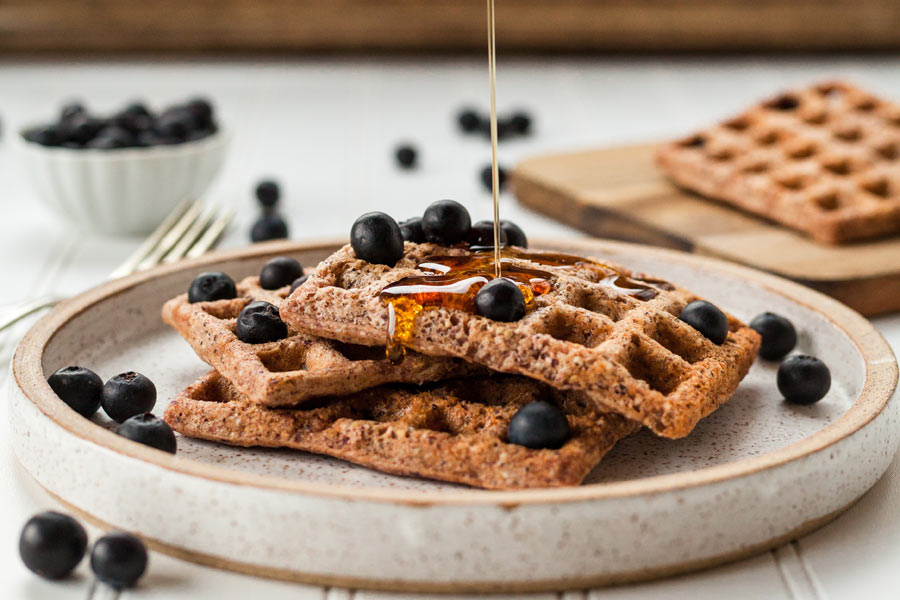 5 idee per una colazione sana: waffle con farina integrale
