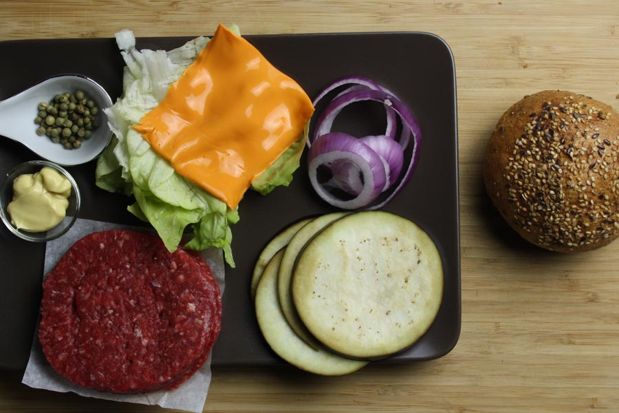 Ingredienti per l'hamburger gourmet (2 persone)