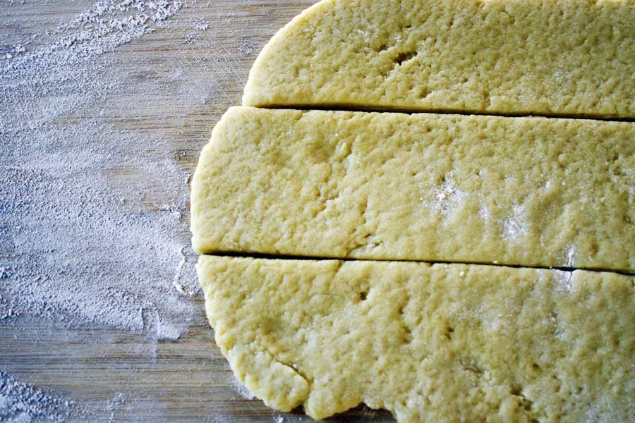 Ingredienti per i biscotti da inzuppo fatti in casa
