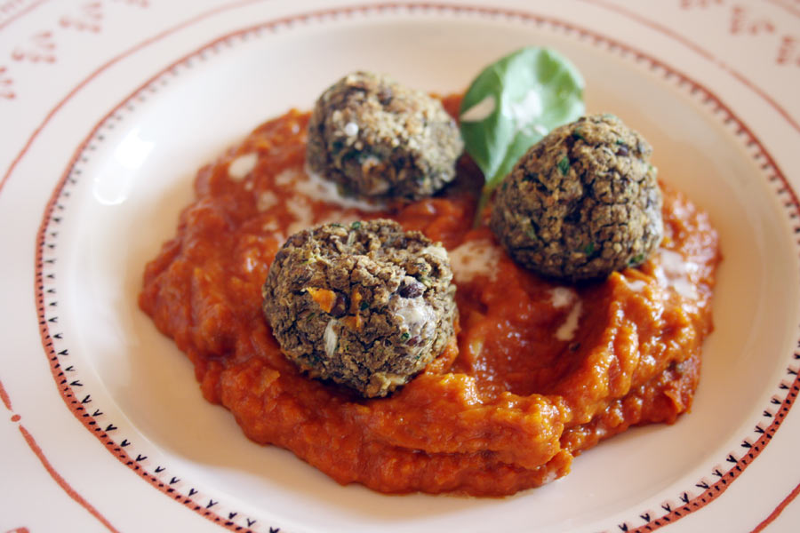 Polpette Di Lenticchie Su Crema Di Zucca Provale Questa Sera